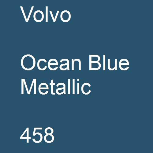 Volvo, Ocean Blue Metallic, 458.